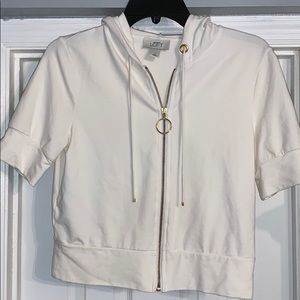Loft crop top hoodie